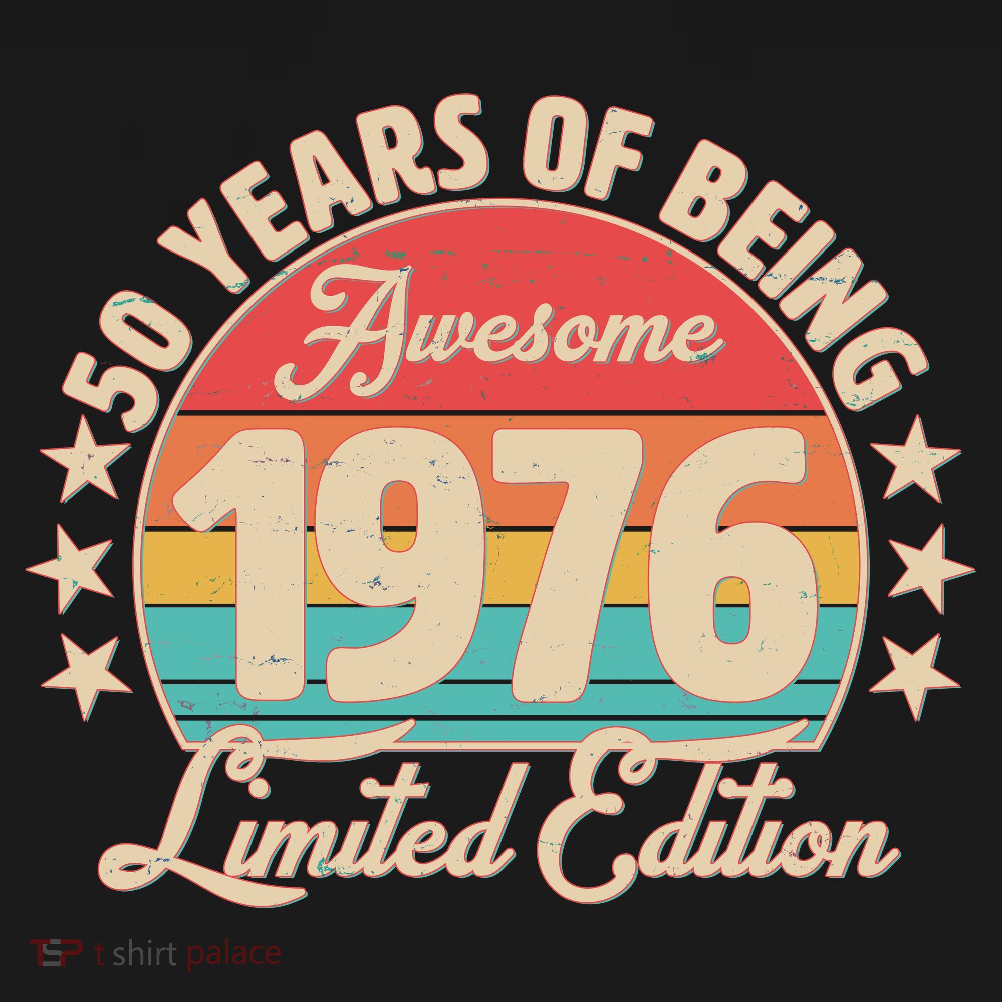 50th Birthday 50 Years Of Being Awesome 1976 Limited Edition Visor