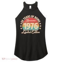 50th Birthday 50 Years Of Being Awesome 1976 Limited Edition Women's Perfect Tri Rocker Tank thumb 0
