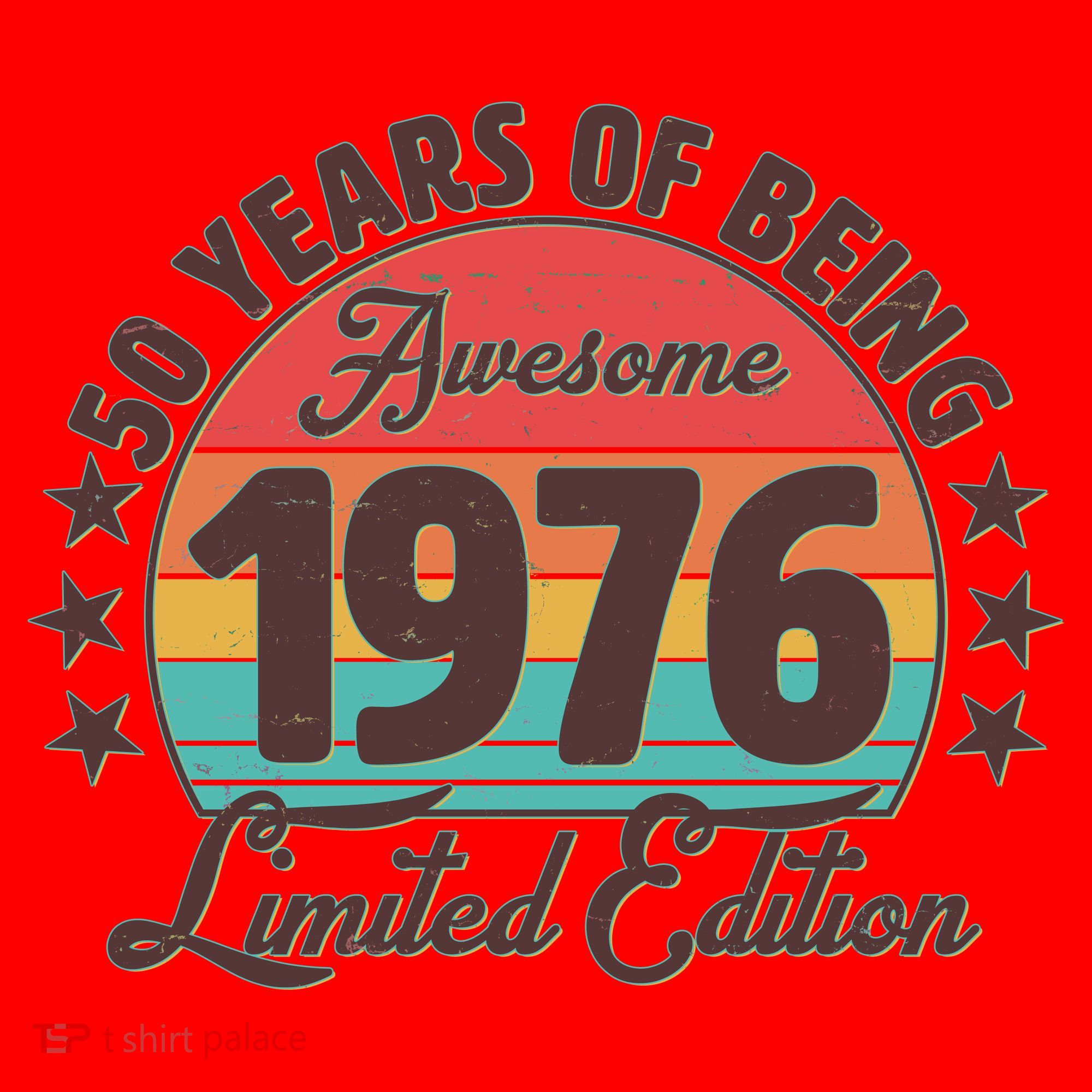 50th Birthday 50 Years Of Being Awesome 1976 Limited Edition Santa Hat