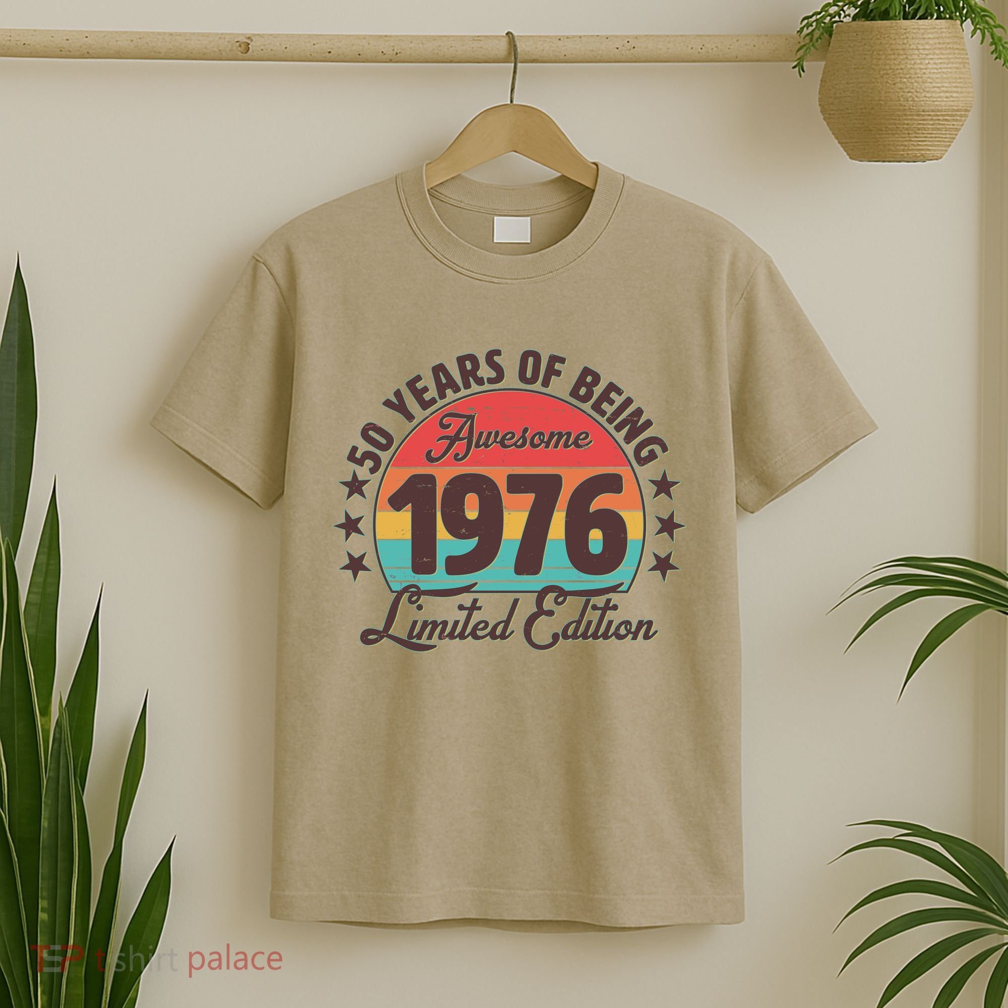 50th Birthday 50 Years Of Being Awesome 1976 Limited Edition T-Shirt