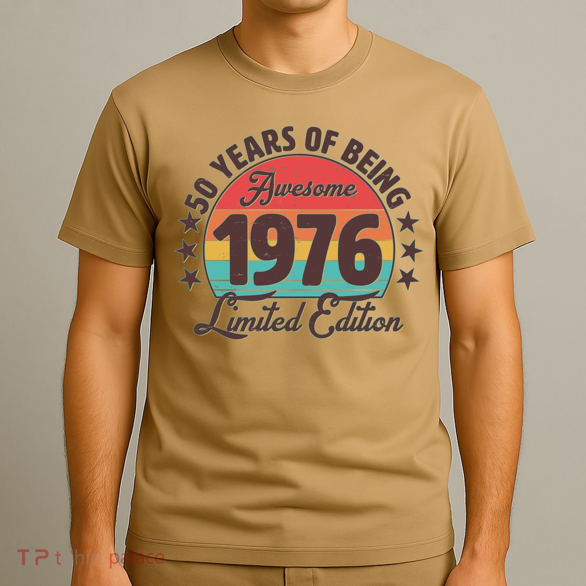 50th Birthday 50 Years Of Being Awesome 1976 Limited Edition T-Shirt