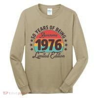 50th Birthday 50 Years Of Being Awesome 1976 Limited Edition Tall Long Sleeve Shirt thumb 0