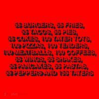 55 Burgers 55 Fries 55 Tacos 55 Pies 55 Cokes Santa Hat thumb 1