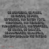 55 Burgers 55 Fries 55 Tacos 55 Pies 55 Cokes Toddler Hoodie thumb 2