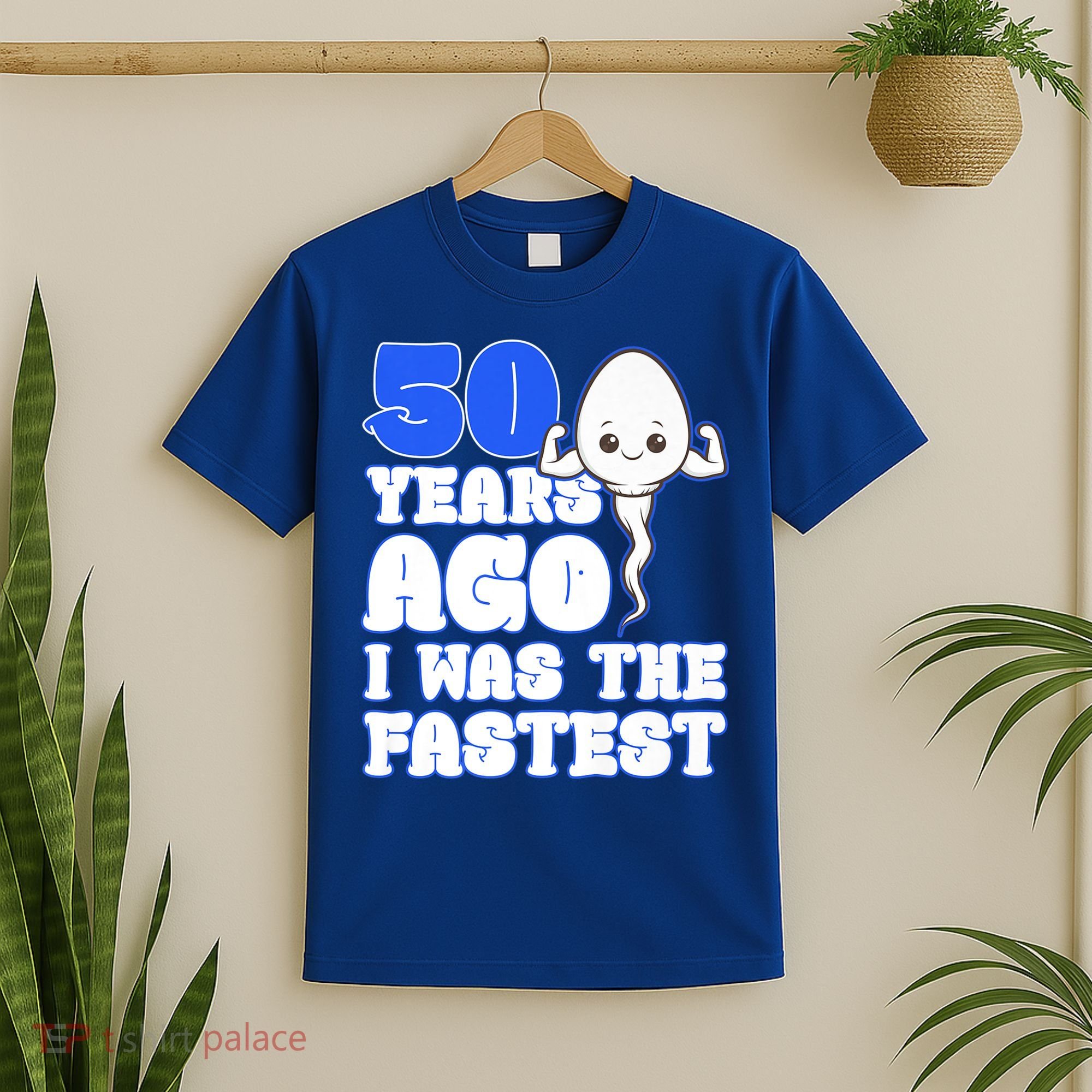 50th Birthday 50 Years Ago I Was The Fastest T-Shirt