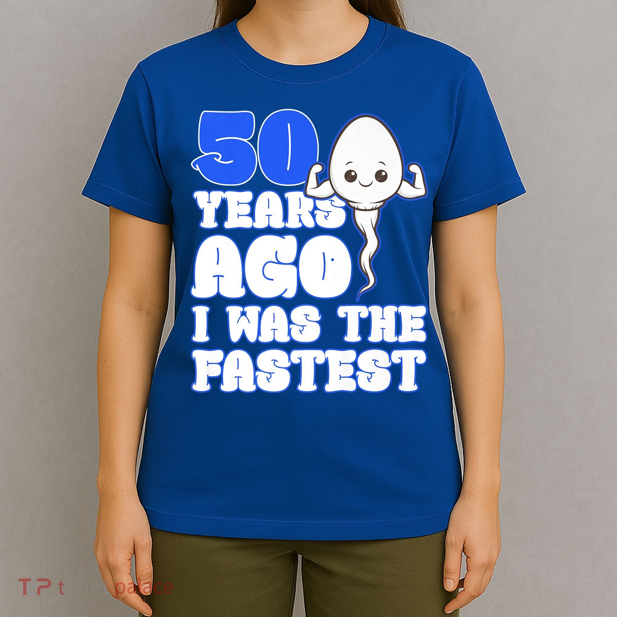 50th Birthday 50 Years Ago I Was The Fastest T-Shirt