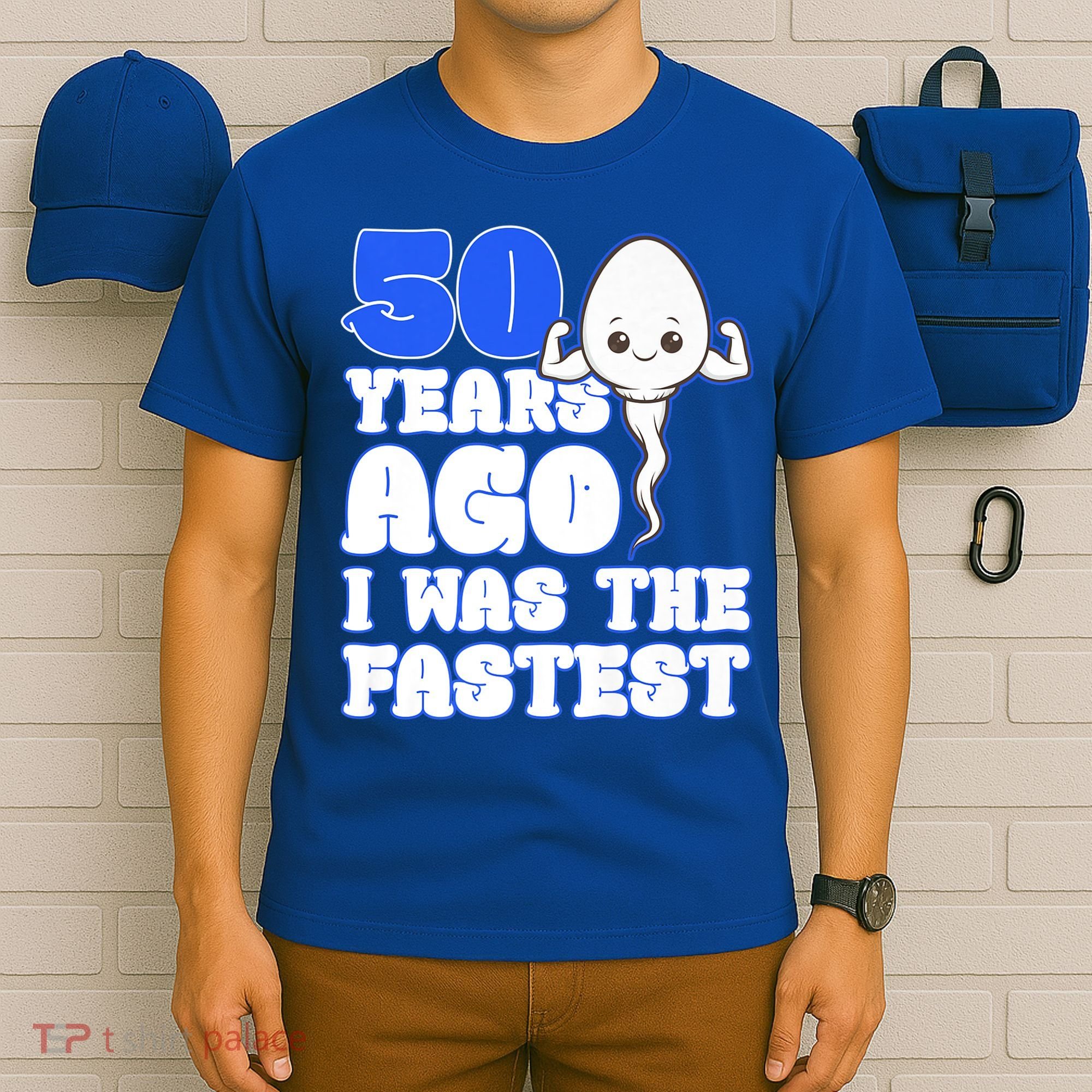 50th Birthday 50 Years Ago I Was The Fastest T-Shirt