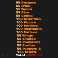 55 Burgers 55 Shakes 55 Fries Think You Should Leave Funny T-Shirt thumb 7