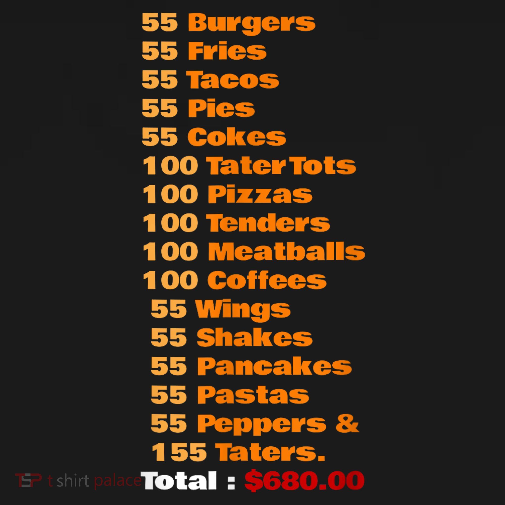 55 Burgers 55 Shakes 55 Fries Think You Should Leave Funny Women's Hoodie
