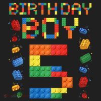 5th Birthday 5 Years Old Block Building Gift Tumbler thumb 3