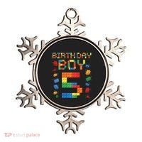 5th Birthday 5 Years Old Block Building Gift Ornament thumb 0
