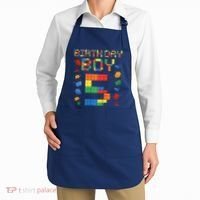5th Birthday 5 Years Old Block Building Gift Apron thumb 2