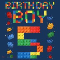 5th Birthday 5 Years Old Block Building Gift Mousepad thumb 1