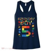 5th Birthday 5 Years Old Block Building Gift Women's Tank Top thumb 0