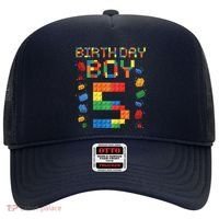 5th Birthday 5 Years Old Block Building Gift Hat thumb 0