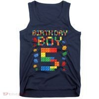 5th Birthday 5 Years Old Block Building Gift Tank Top thumb 0