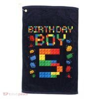 5th Birthday 5 Years Old Block Building Gift Golf Towel thumb 0