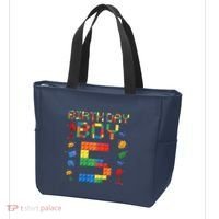 5th Birthday 5 Years Old Block Building Gift Tote Bag thumb 3