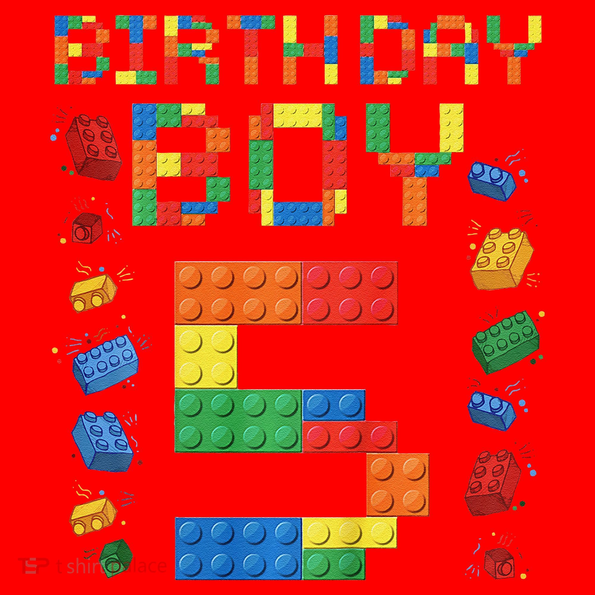 5th Birthday 5 Years Old Block Building Gift Santa Hat