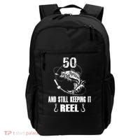 50th Birthday And Still Keeping It Reel Fishing Backpack thumb 0