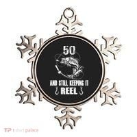 50th Birthday And Still Keeping It Reel Fishing Ornament thumb 0