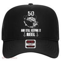50th Birthday And Still Keeping It Reel Fishing Hat thumb 0