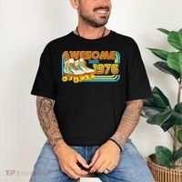 50th Birthday Awesome Since 1976 Retro Roller Skates  Comfort Colors T-Shirt thumb 3