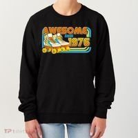 50th Birthday Awesome Since 1976 Retro Roller Skates  Women's Sweatshirt thumb 0