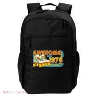 50th Birthday Awesome Since 1976 Retro Roller Skates  Backpack thumb 0