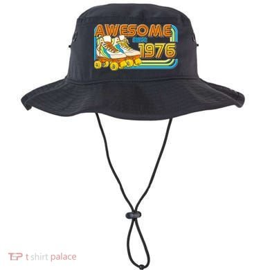 50th Birthday Awesome Since 1976 Retro Roller Skates  Bucket Hat
