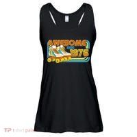50th Birthday Awesome Since 1976 Retro Roller Skates  Ladies Essential Flowy Tank thumb 0