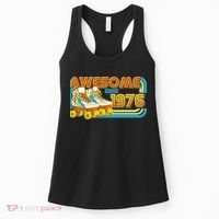50th Birthday Awesome Since 1976 Retro Roller Skates  Women's Tank Top thumb 0