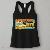 50th Birthday Awesome Since 1976 Retro Roller Skates  Women's Tank Top thumb 3
