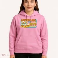 50th Birthday Awesome Since 1976 Retro Roller Skates  Hoodie thumb 5