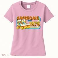 50th Birthday Awesome Since 1976 Retro Roller Skates  Women's T-Shirt thumb 0