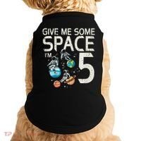 5th Birthday Astronaut Give Me Space 5 Year Old Doggie Tank thumb 0