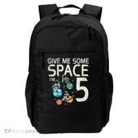 5th Birthday Astronaut Give Me Space 5 Year Old Backpack thumb 0