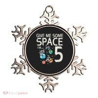 5th Birthday Astronaut Give Me Space 5 Year Old Ornament thumb 0