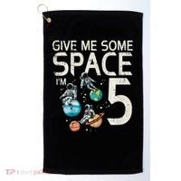 5th Birthday Astronaut Give Me Space 5 Year Old Golf Towel thumb 0