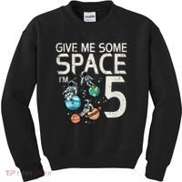 5th Birthday Astronaut Give Me Space 5 Year Old Kids Sweatshirt thumb 0