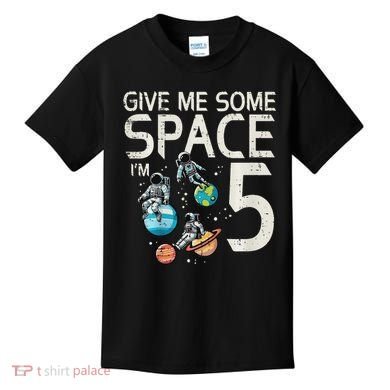 5th Birthday Astronaut Give Me Space 5 Year Old Kids T-Shirt