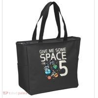 5th Birthday Astronaut Give Me Space 5 Year Old Tote Bag thumb 2