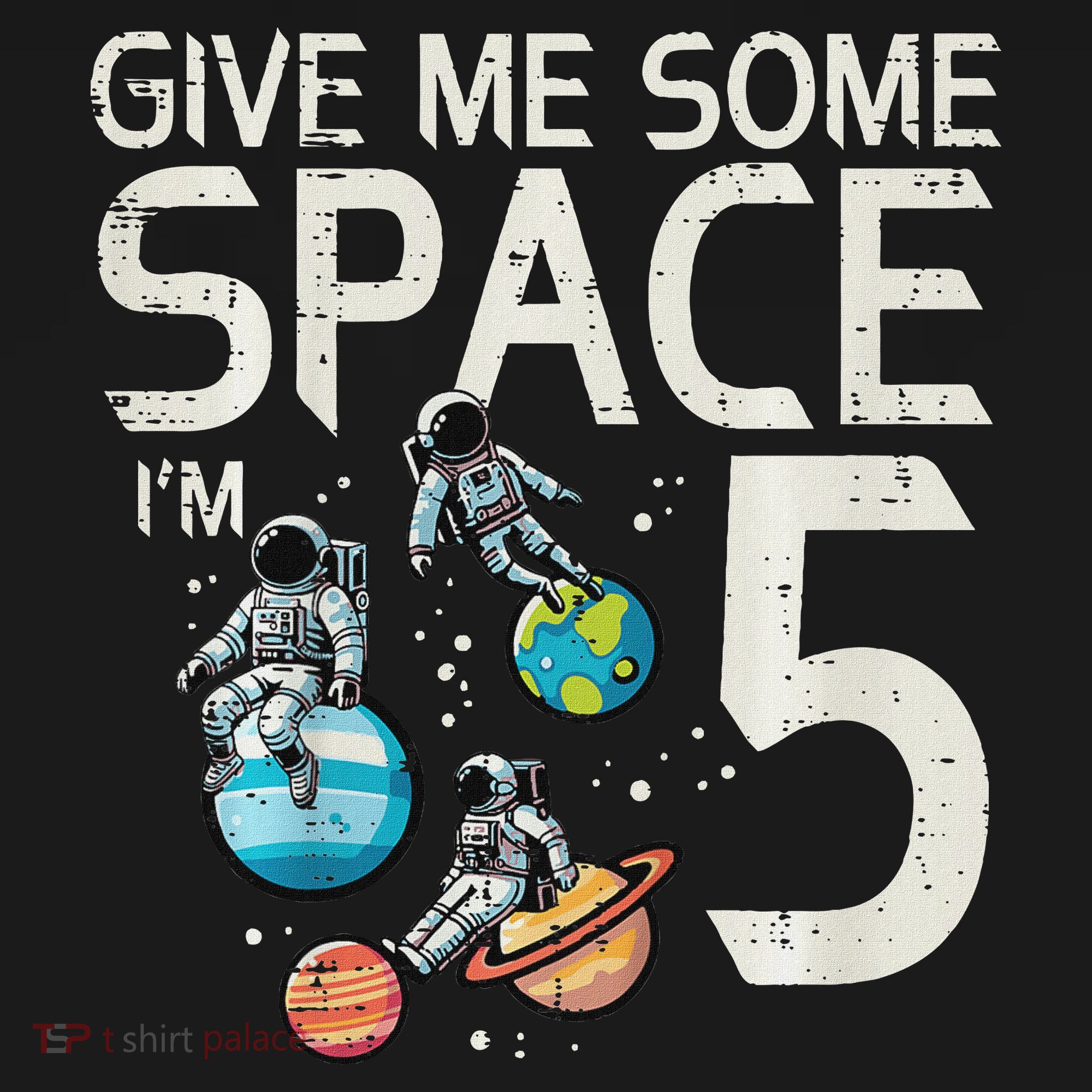5th Birthday Astronaut Give Me Space 5 Year Old Tote Bag