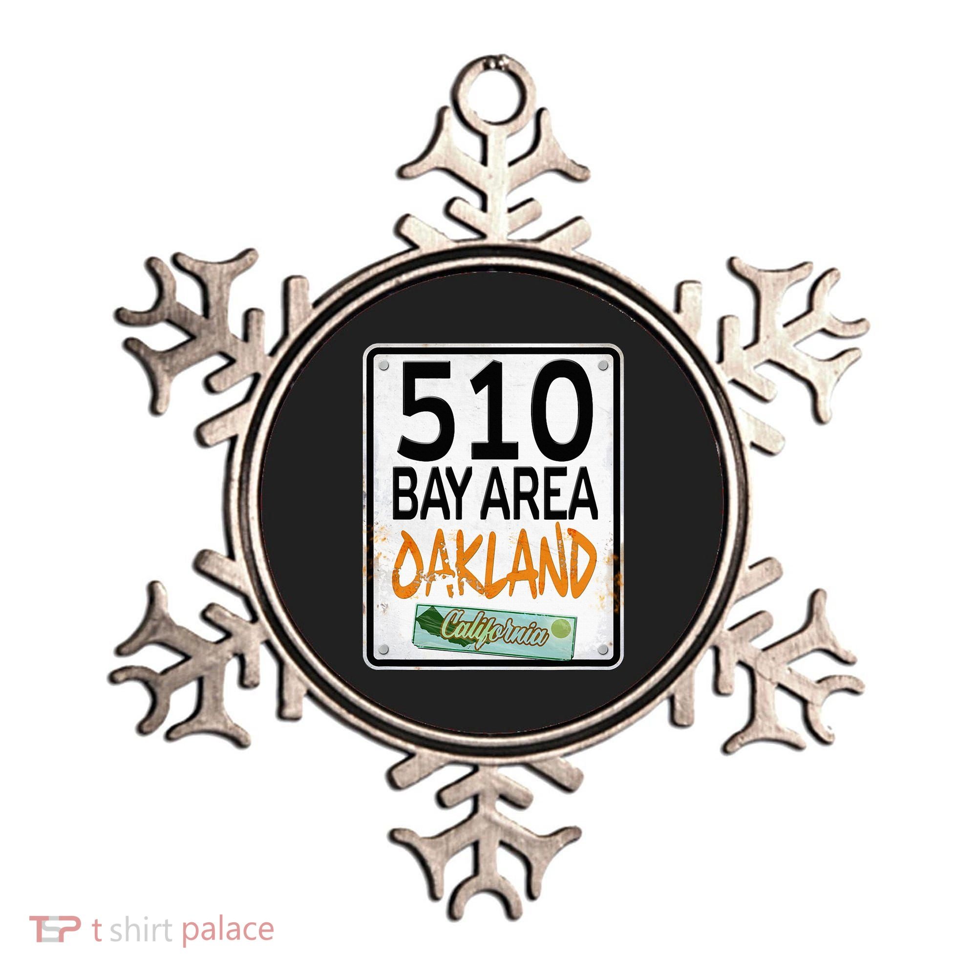 510 Bay Area Oakland California Ornament