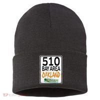 510 Bay Area Oakland California Sustainable Knit Beanie thumb 0