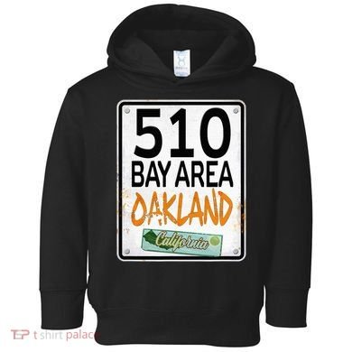 510 Bay Area Oakland California Toddler Hoodie