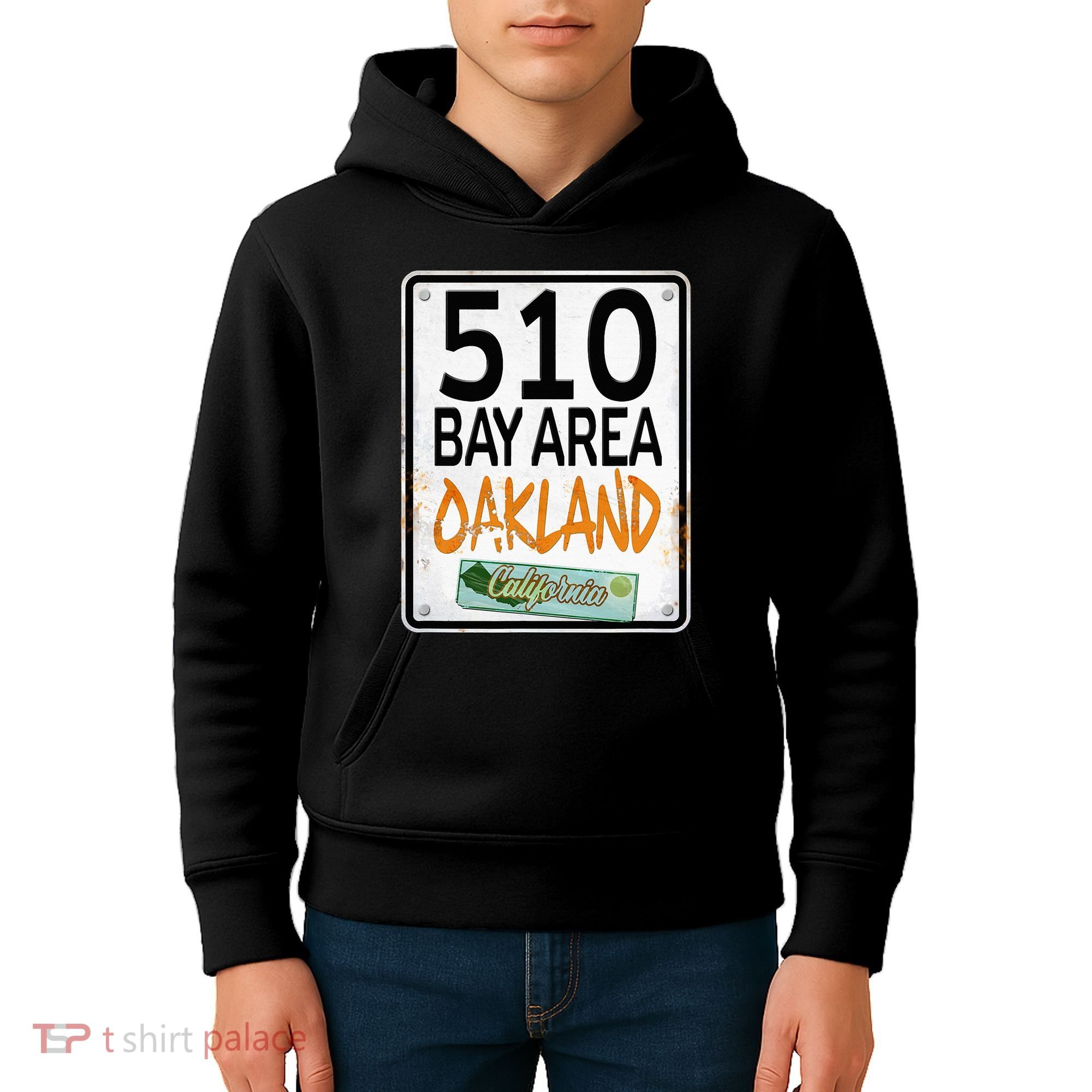 510 Bay Area Oakland California Kids Hoodie