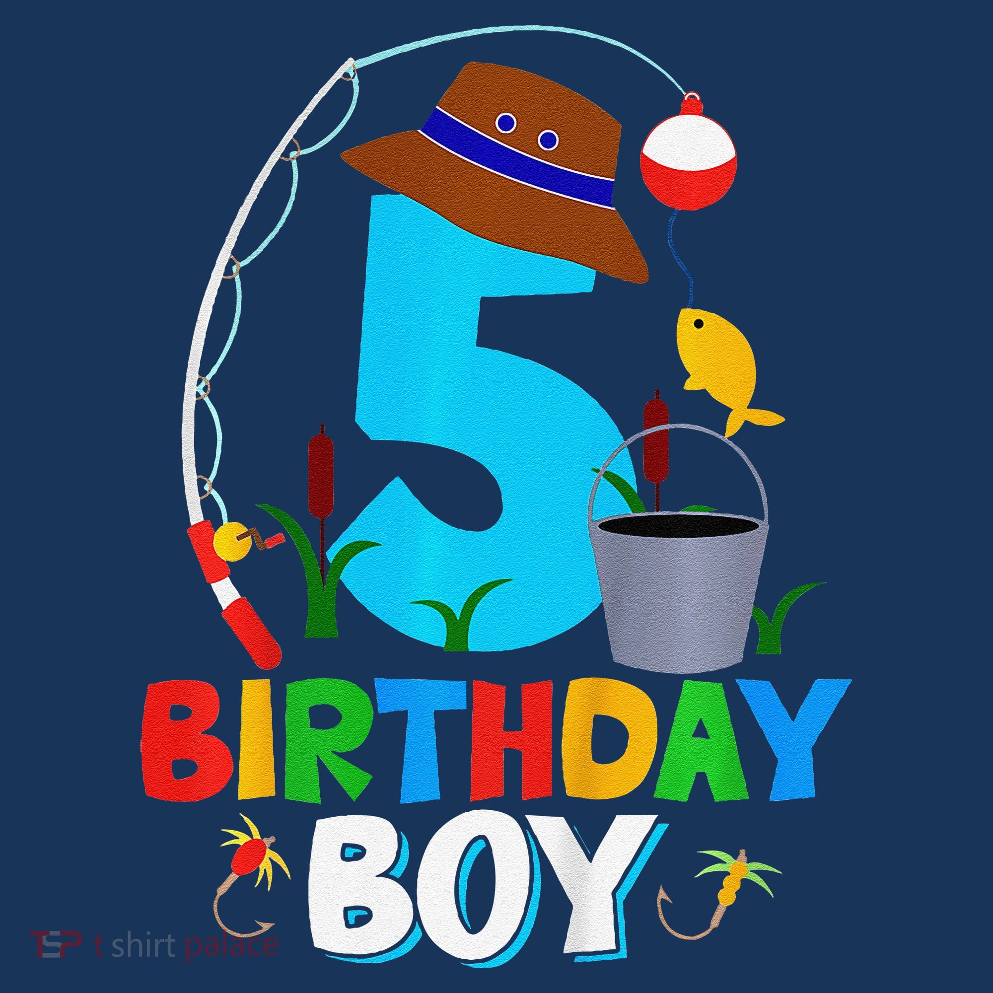 5th Birthday Boy Fishing Fish Bday Party Decorations Beanie