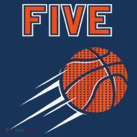 5th Birthday Basketball Party Jersey 5 Years Old T-Shirt thumb 7