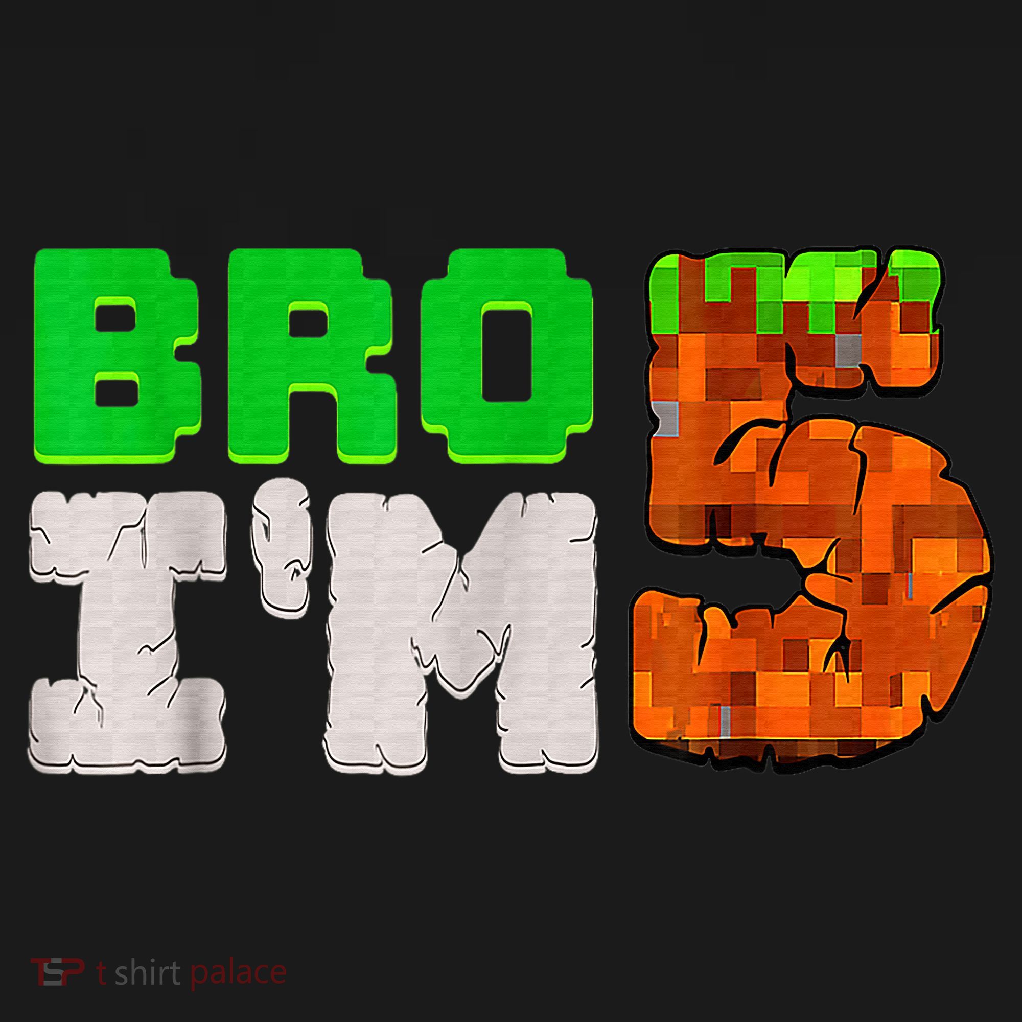 5th Birthday Boy Bro I’m 5 Year Old Gamer Pixel Number Kids Sweatshirt
